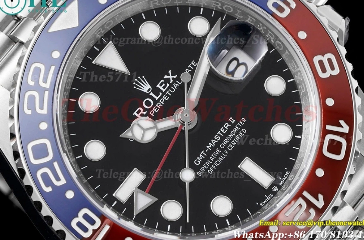 SS SS Red 126710 II 40mm Master C+F Blue V2 Pepsi GMT VR3285 0126
